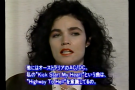 Alannah Miles interview in Japan 11/28/1990(MTV)
