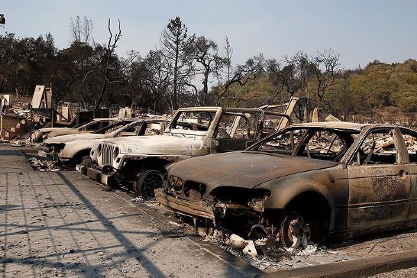 Californiadaki yangınlarda 1 milyar dolarlık zarar