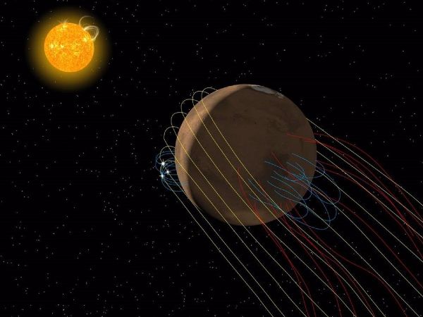 Marsın görünmez manyetik bir kuyruğu olduğu keşfedildi